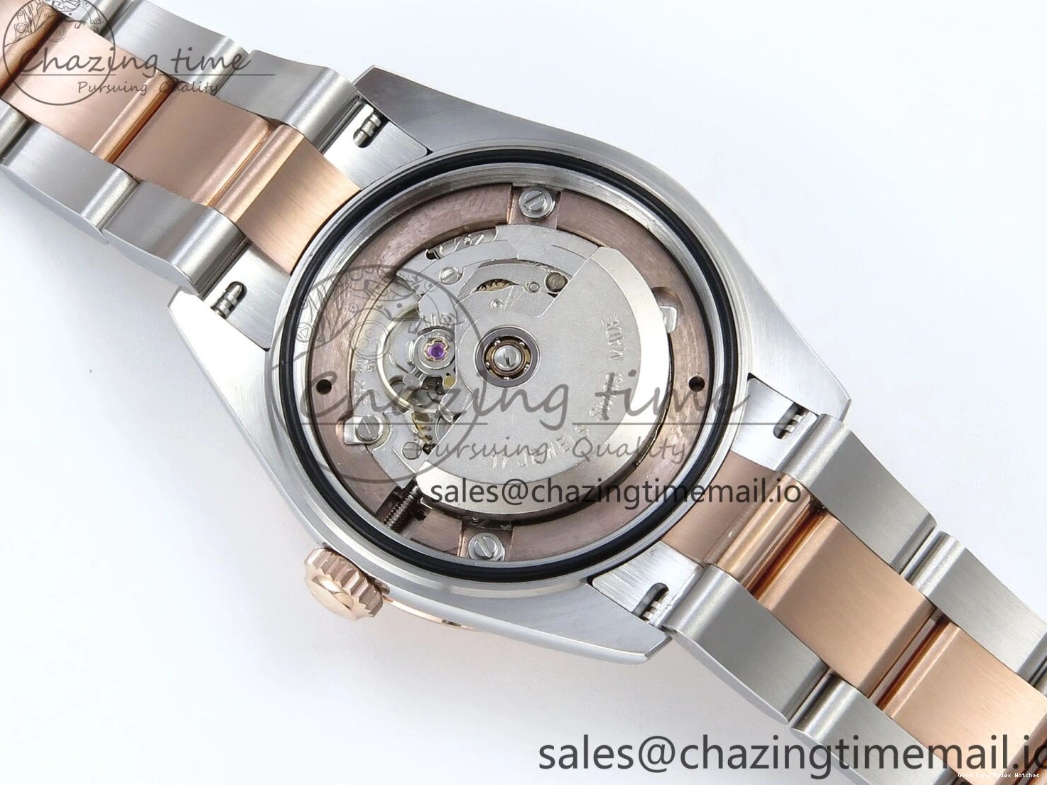 Good Copy Rolex Watches Best Purple 31 Oyster Bracelet ETA 278271 904L DateJust Edition Dial Diamonds on Steel SS 1:1 ARF 522 Premium RG 0103